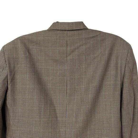 Vintage Ralph by Ralph Lauren Blazer Micro Check Tan Brown Jacket Men's Size 43R - Picture 8 of 12